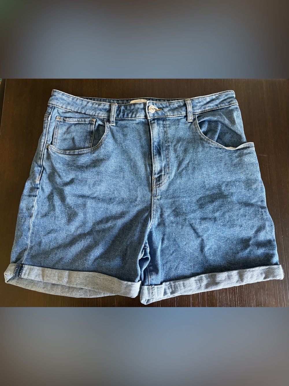 Steve Madden Medium Blue Denim Jean Shorts